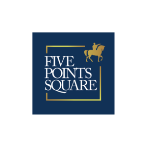 Five points square logo